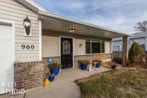 View of entrance to property