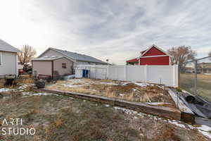 View of rear view of house