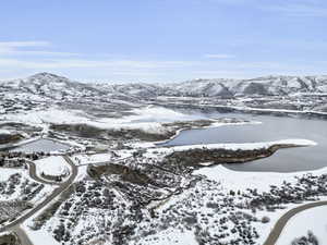 Mountain view with a water view