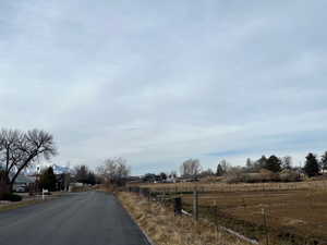 View of road with a rural view