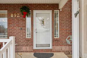 View of entrance to property