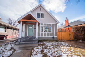 View of bungalow-style home