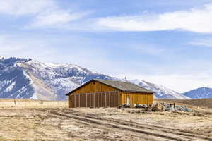 View of mountain feature featuring a rural view