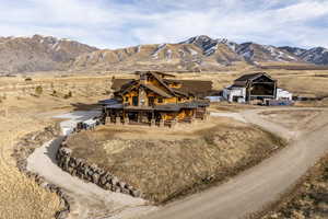 Exterior space featuring a mountain view and a rural view