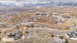 Bird's eye view featuring a mountain view