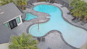 View of pool