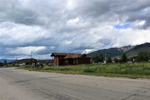 View of road with a mountain view