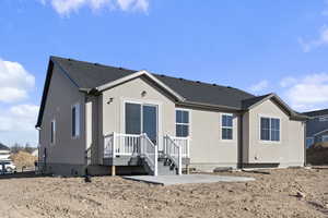 View of rear view of house