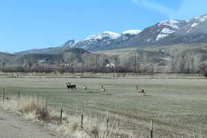 View of mountain feature featuring a rural view