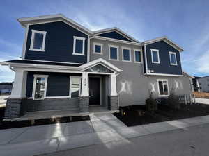 View of craftsman-style home