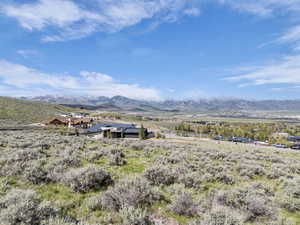 View of mountain background