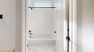 Bathroom with bathtub / shower combination