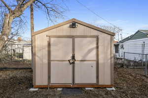 View of outbuilding