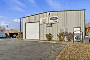 Garage featuring central AC