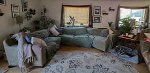 Living room featuring light hardwood / wood-style floors