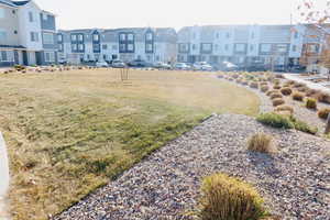 View of community with a lawn