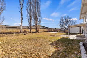 View of yard featuring a patio