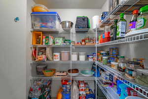 View of pantry