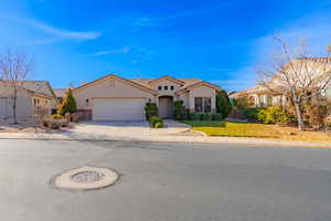 View of front of home with a 2.5 car garage