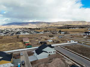 Bird's eye view featuring a mountain view