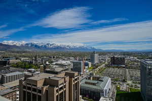 View of city with a mountain view