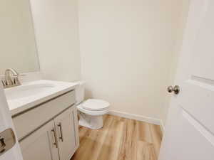 1/2 bath on main floor