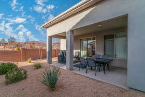 View of patio