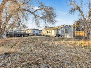 View of back of property