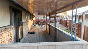 Covered deck