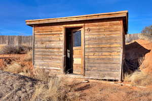 View of outbuilding