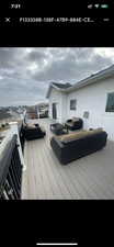 Deck featuring outdoor lounge area