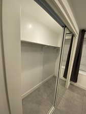 View of closet