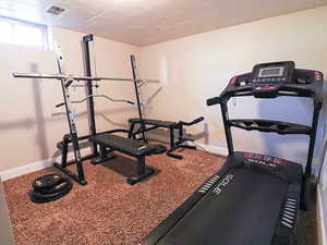 View of workout room