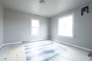 Empty room with plenty of natural light