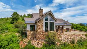 Rear view of property with a patio