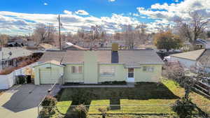 View of front and garage