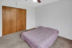 Primary Bedroom with 2 closets