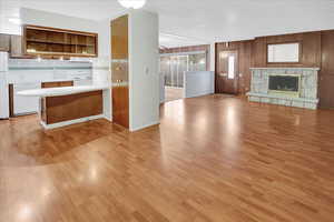 View of Living Room, Dining Area, Kitchen,  =and Family Room