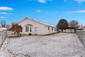 View of back of property