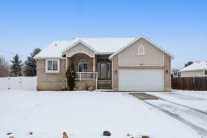 Single story home featuring a 2 car garage