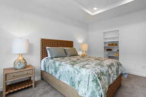 Bedroom featuring carpet floors