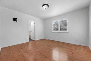 Unfurnished room featuring light hardwood / wood-style floors