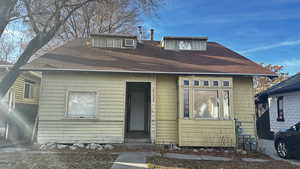 View of bungalow-style home