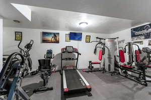 View of workout area