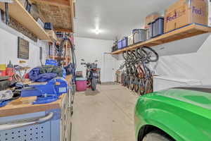 Extra Work Space in deep garage