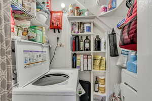 Laundry area featuring washer / dryer