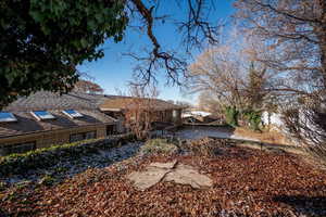 Rear of home & skylights