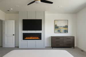 Owners suite fire place