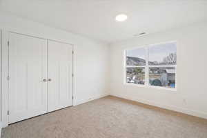 Secondary bedroom on the second floor.