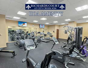 Fitness room reserved only for Richards Court owners